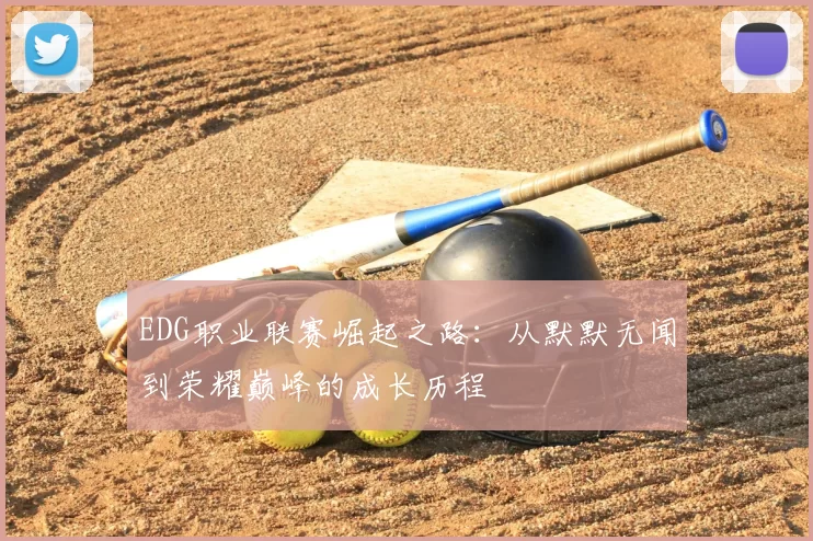 EDG职业联赛崛起之路:从默默无闻到荣耀巅峰的成长历程